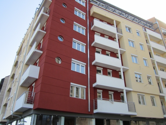 Immeuble résidentiel dans la rue de Sarajevska à Belgrade