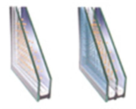 Стандартное и трехслойное теплоизолационное стекло